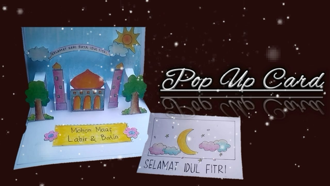 CARA MEMBUAT KARTU POP UP | HOW TO MAKE POP UP CARDS EASY