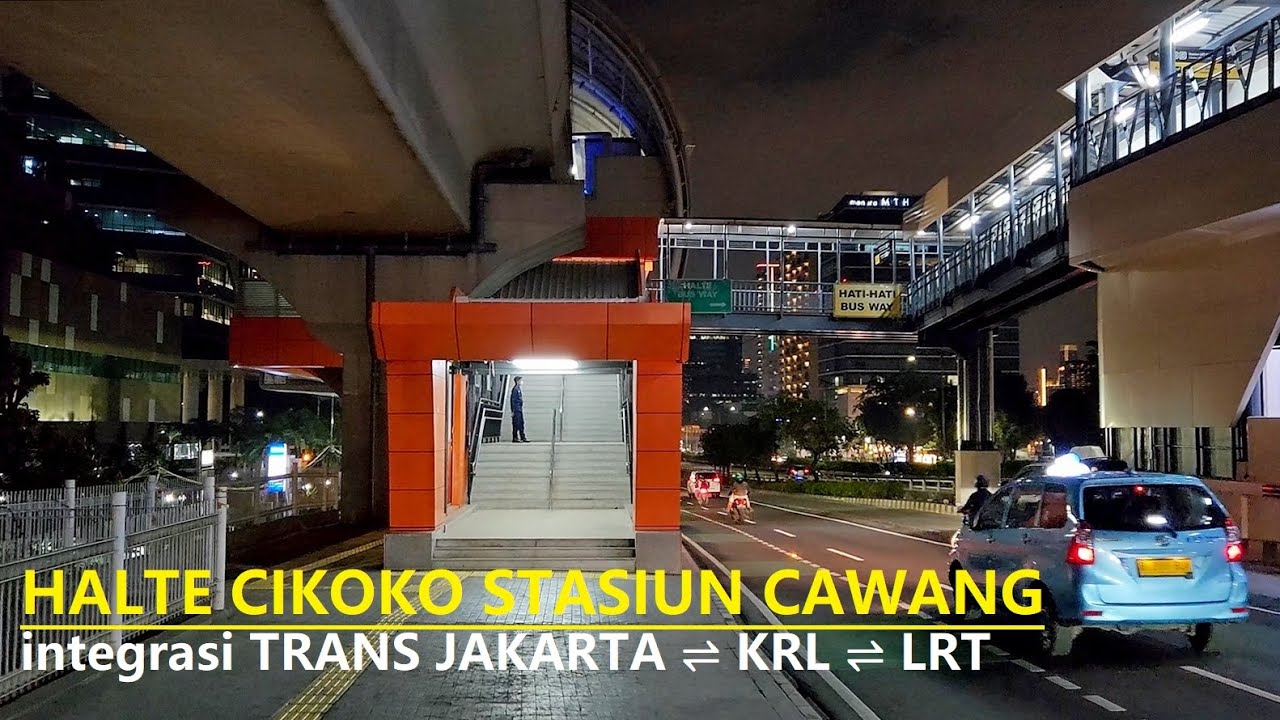 HALTE CIKOKO STASIUN CAWANG gradually opened ‼️ Integrasi Trans Jakarta, KRL dan LRT Jabodebek ❗