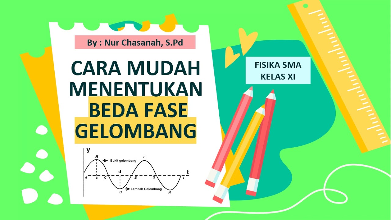 Cara mudah menentukan Beda Fase Gelombang - Fisika SMA Kelas 11