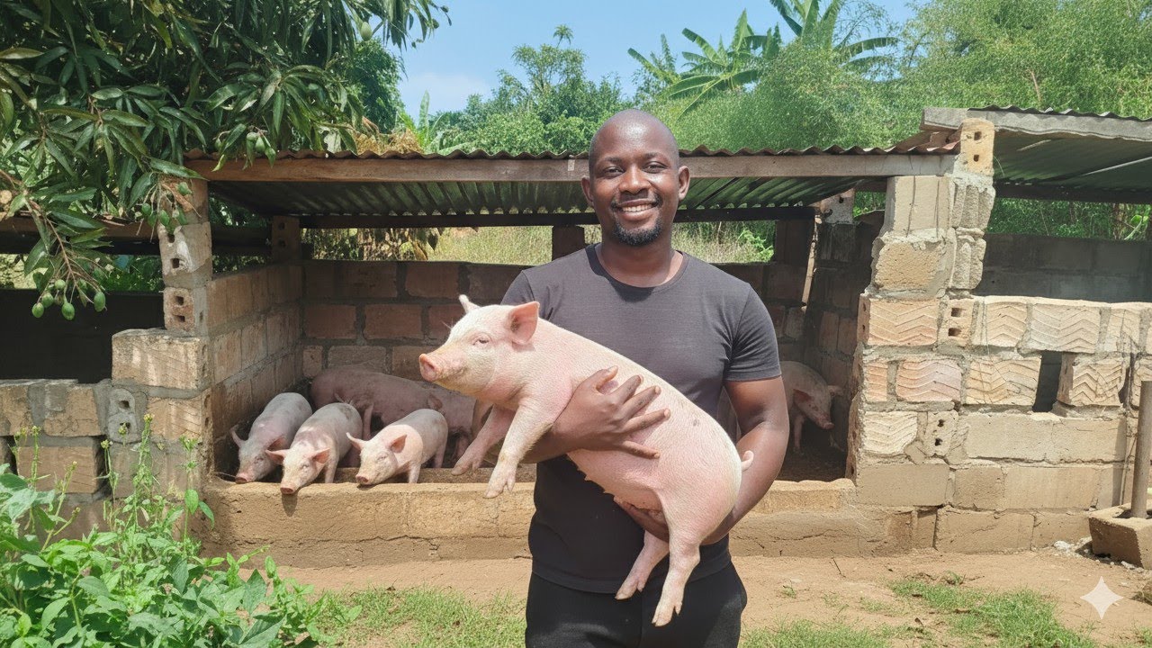 Raising Pigs in the Backyard: Young Mozambican Shows It's Possible! 🐖 🐷
