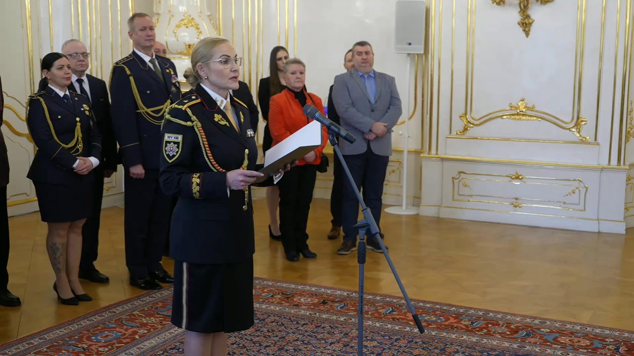 Novoročné prijatie záchranných zložiek