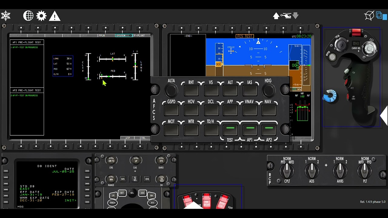 AW189 Simulator - Autopilot Test