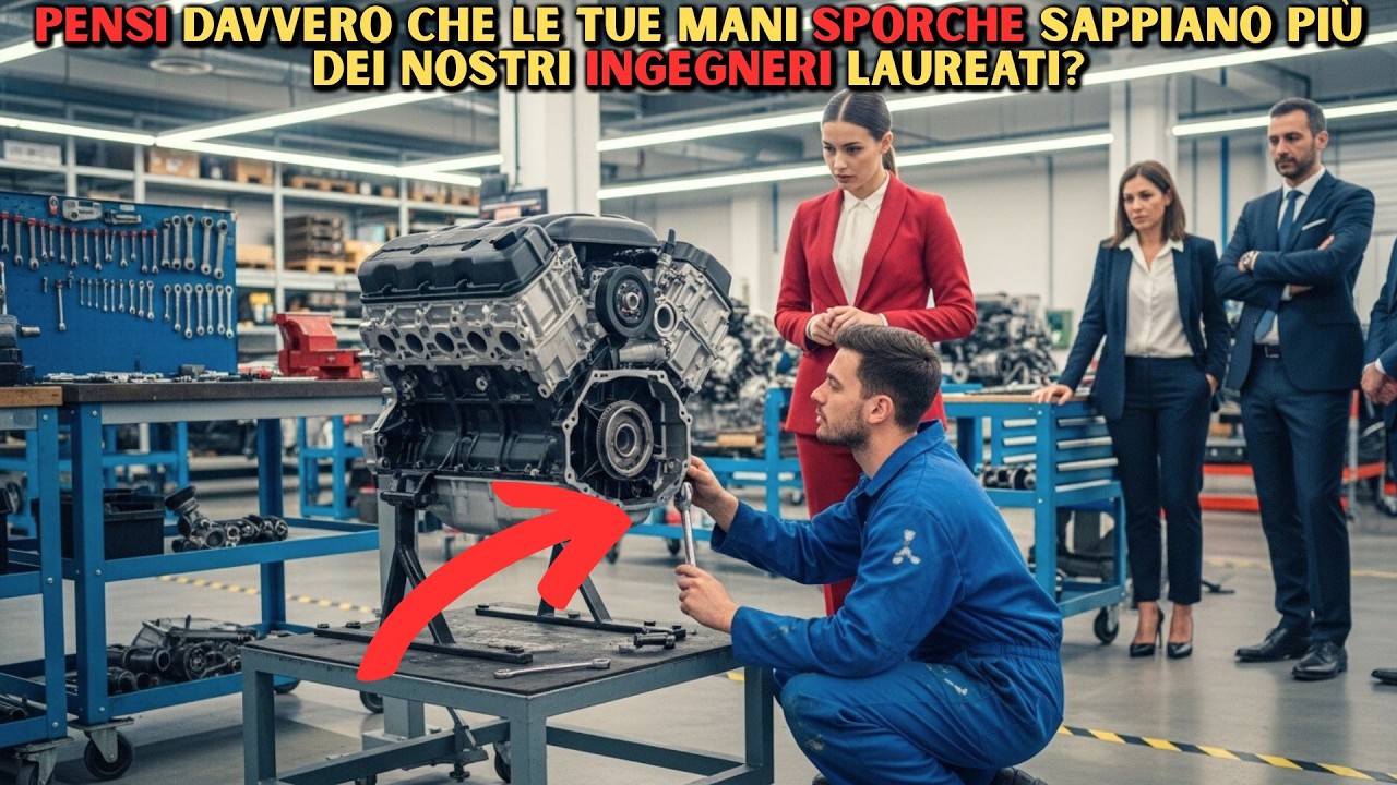 “Il Motore Era Perfetto”—Disse L’Ereditiera Dell’Azienda, Finché Lui Aprì Il Basamento… E Apparve...