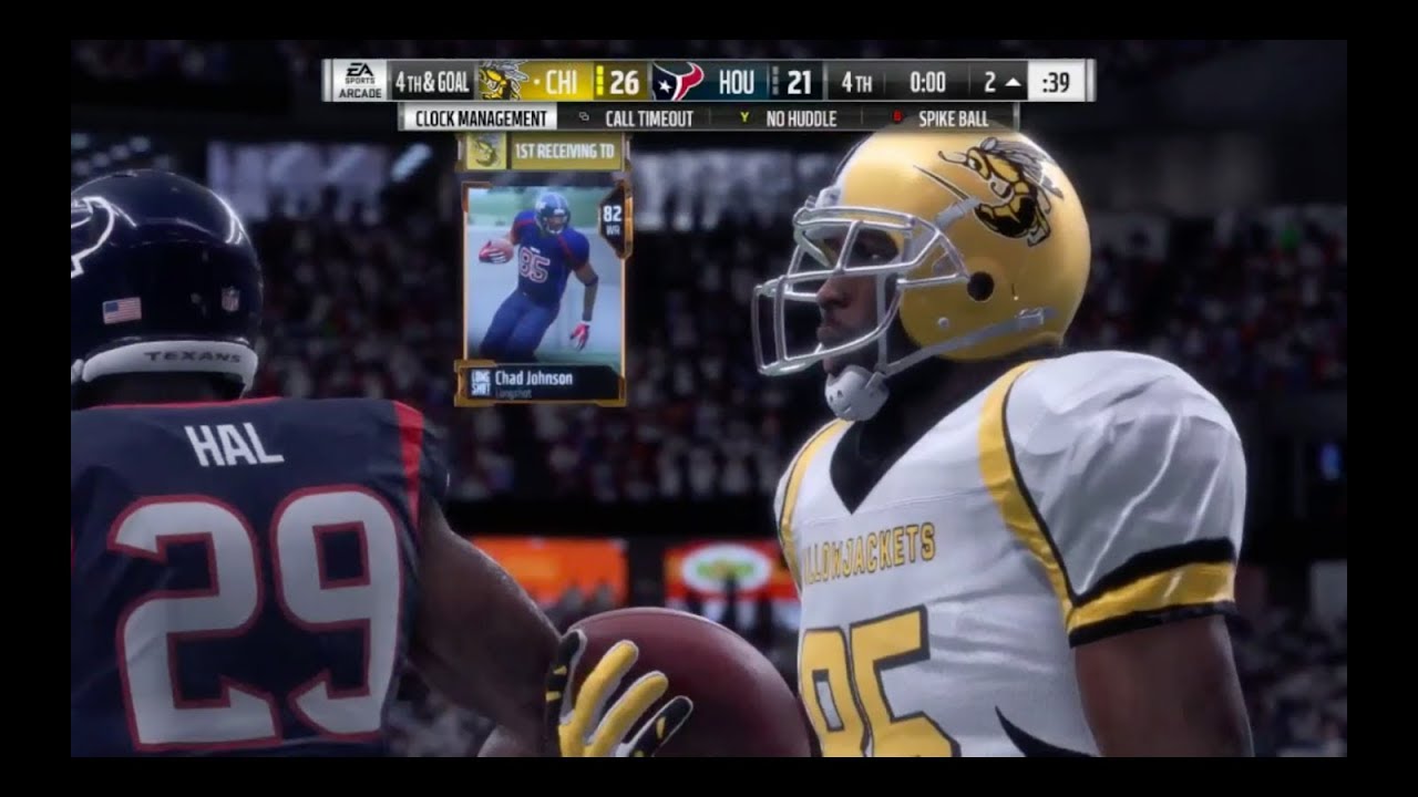 Madden 18 Chad Ochocinco Johnson Game Winner (Madden Ultimate Team)