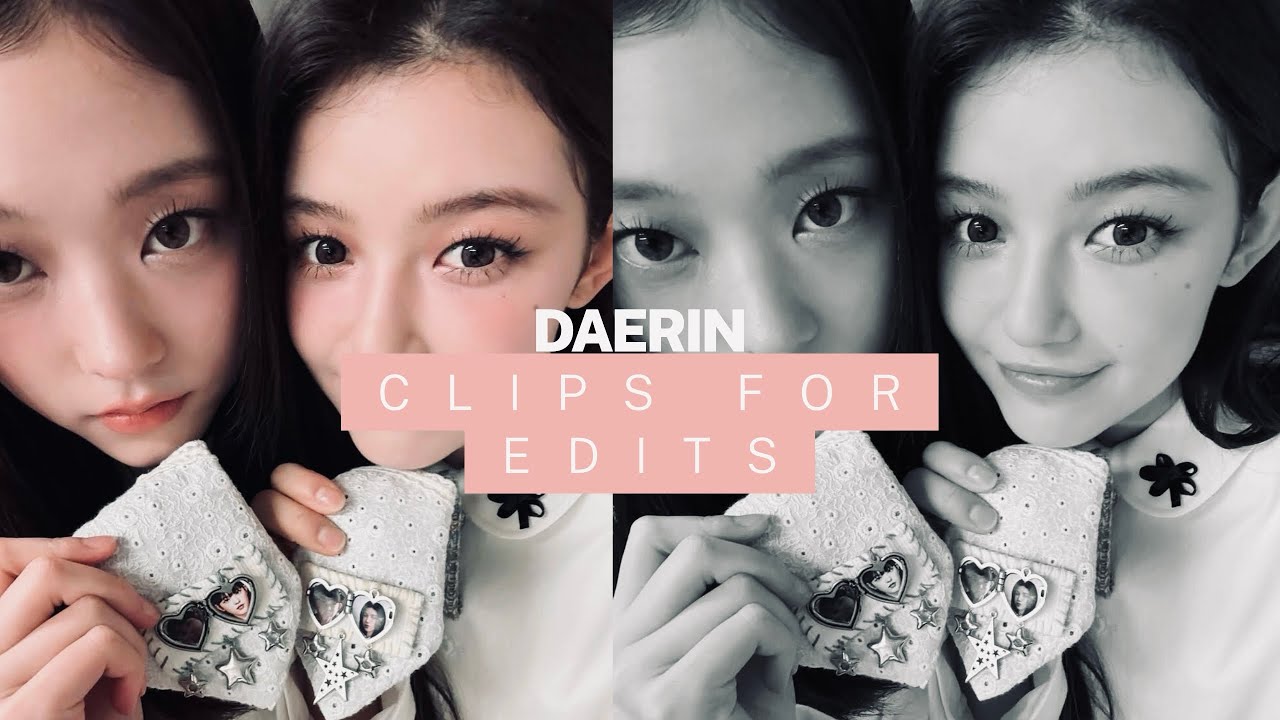 daerin clips for edits (new jeans - danielle and haerin)