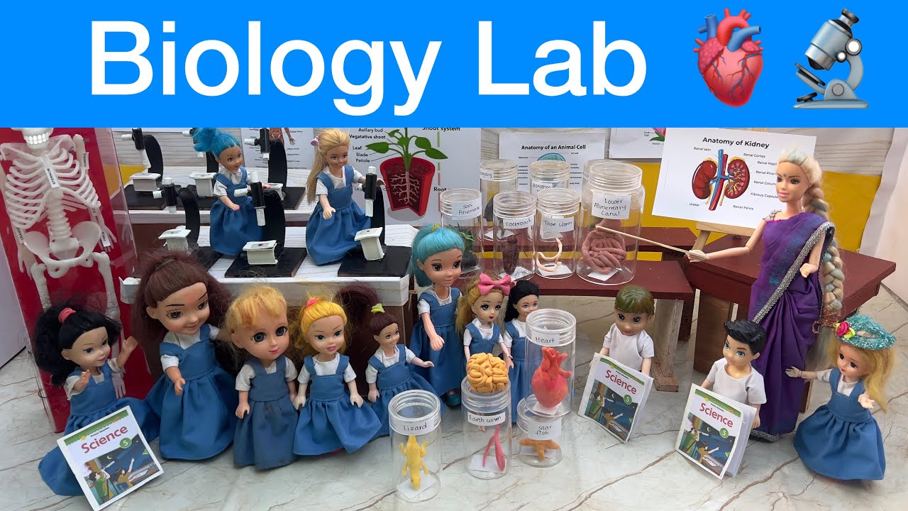 வசந்த காலம் Episode - 340 | Biology Lab Superஆ இருக்கு 🤗| Barbie school science lab part -1 | New