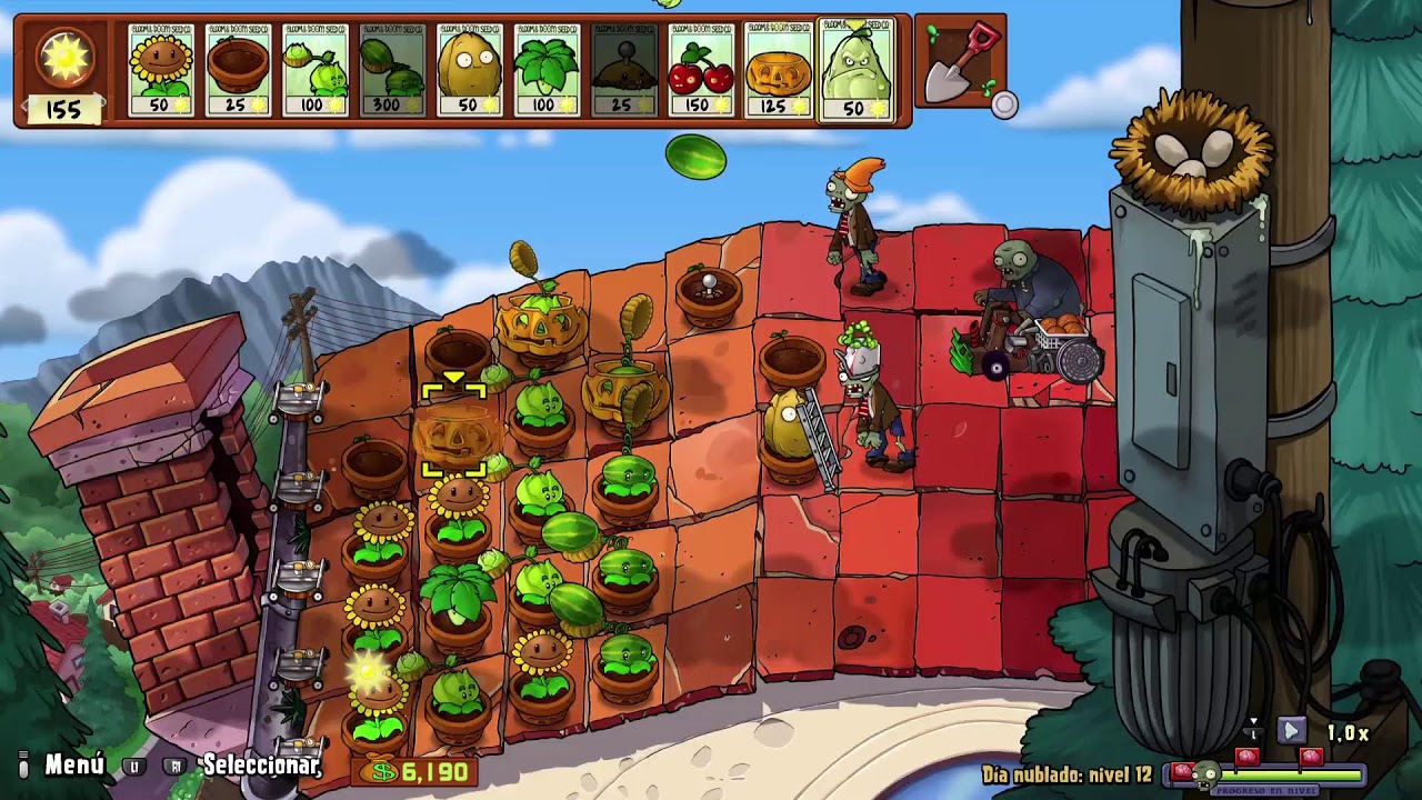 Platinado Pvz Replanted Días Nublados