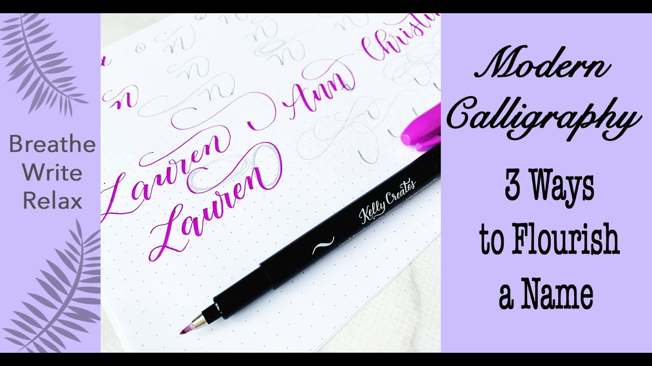 3 Ways to Flourish a Name
