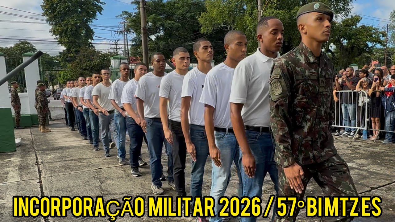 INCORPORAÇÃO DE NOVOS MILITARES DO REGIMENTO ESCOLA DE INFANTARIA 🇧🇷