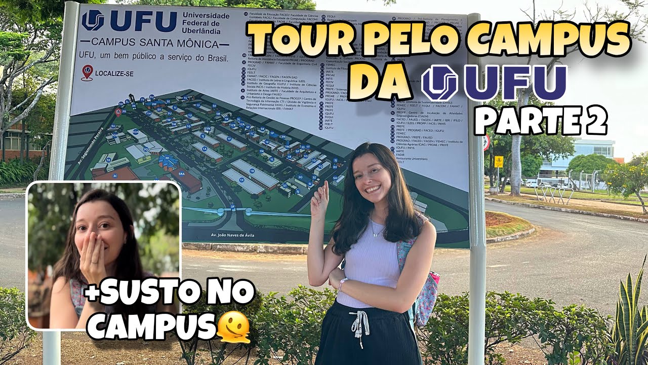 MOSTREI O CAMPUS DA MINHA FACULDADE | TOUR Pelo Campus da UFU (Parte 2)💙