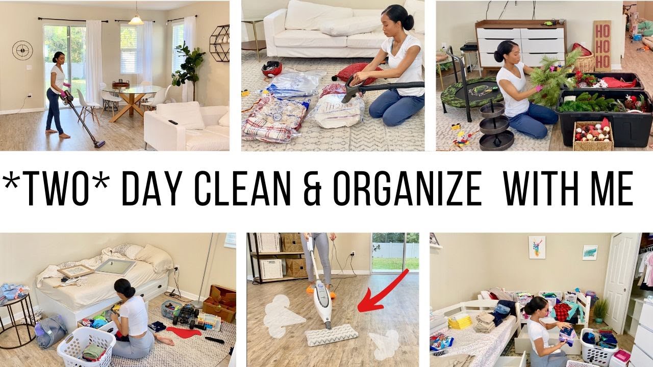 NEW YEAR *TWO DAY* CLEAN & ORGANIZE WITH ME // EXTREME CLEANING MOTIVATION // Jessica Tull cleaning