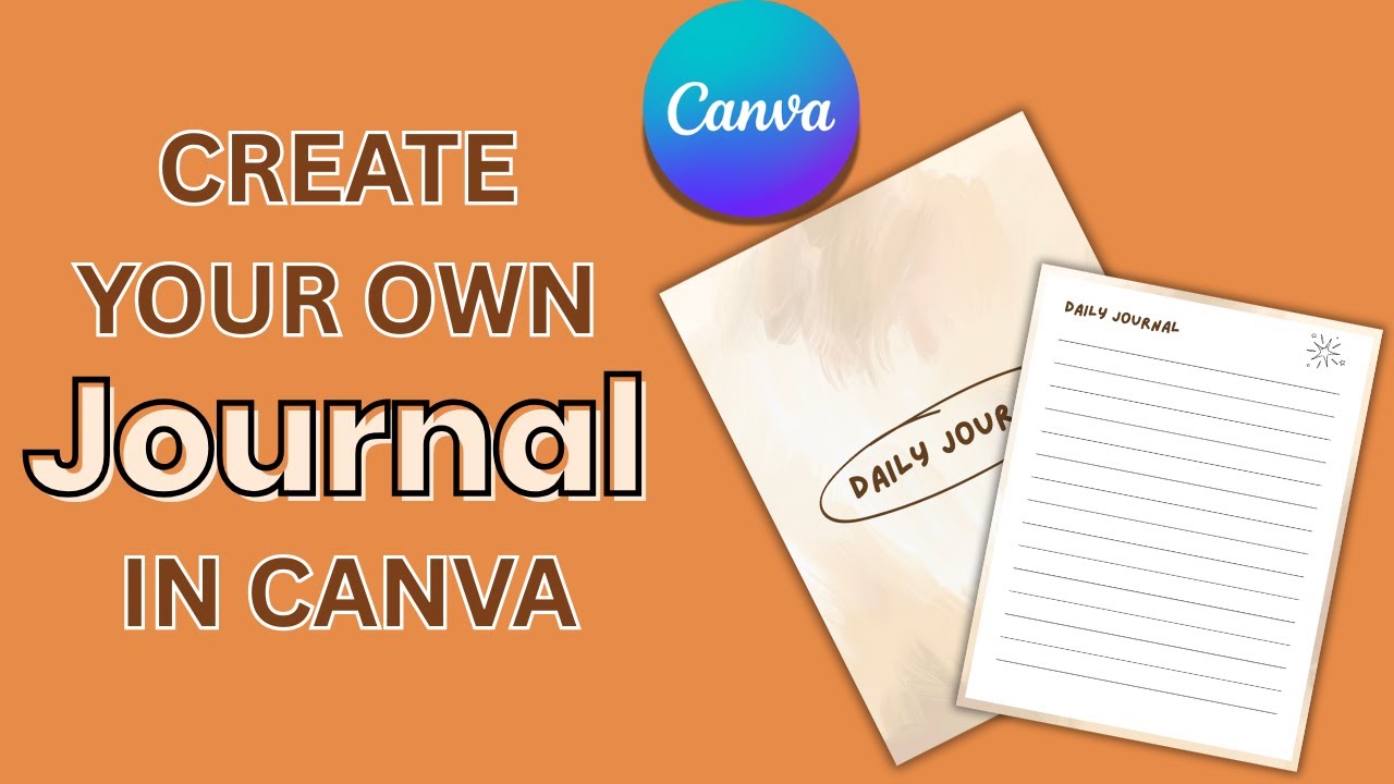 Create a Stunning Journal in Canva 📝 | Simple and Creative Canva Tutorial #canvatutorial
