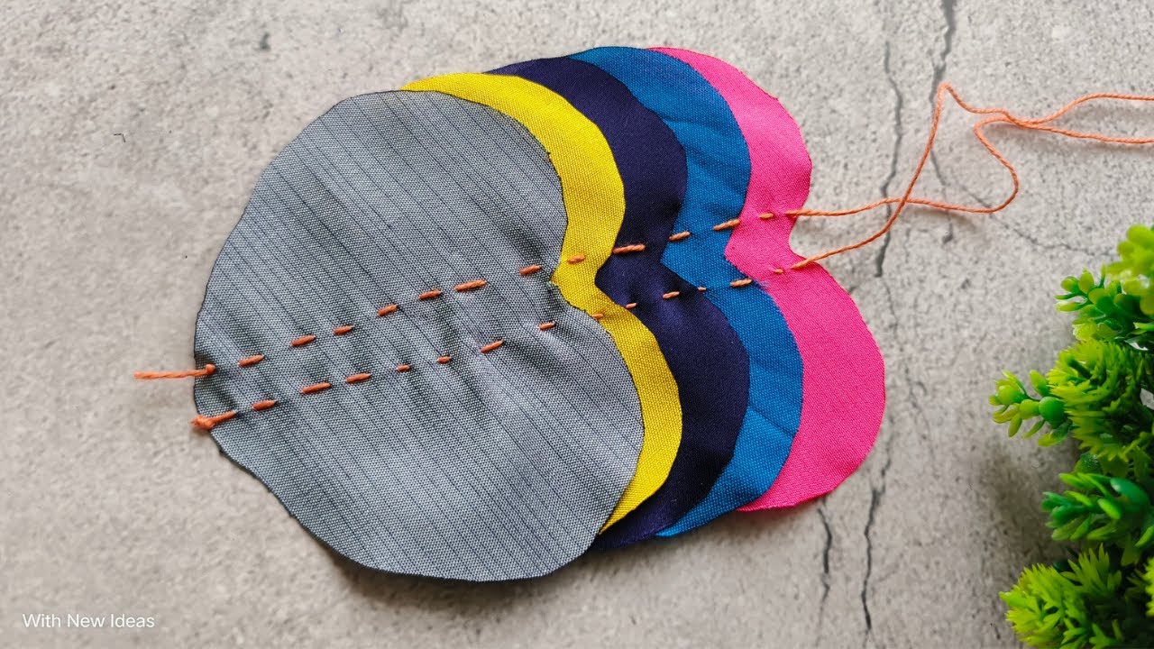 WOW😍 Beautiful Tricks With fabric ,Amazing Art With Scrap Fabrics