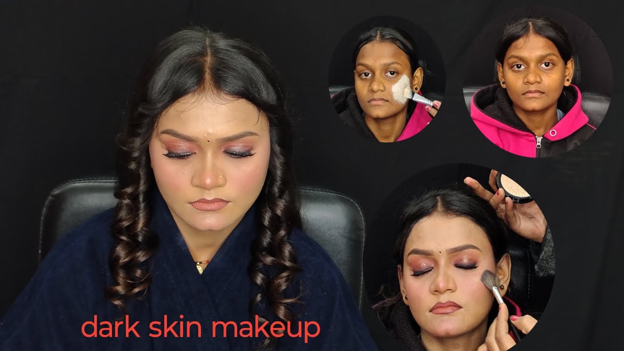 Dark skin makeup tutorial step by step how to dark skin makeup