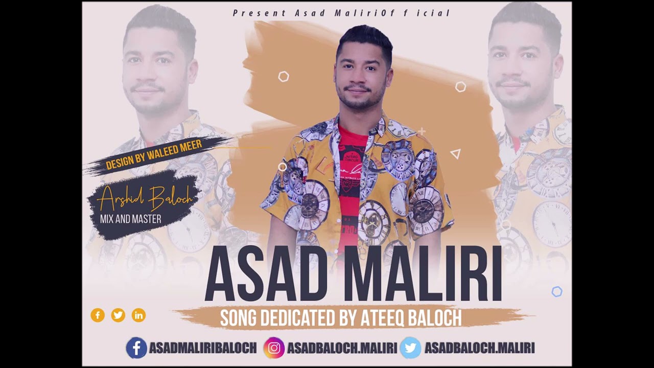 New Balochi Mix Wedding Song -  Balochi Salonki Song 2021 - By Asad Maliri