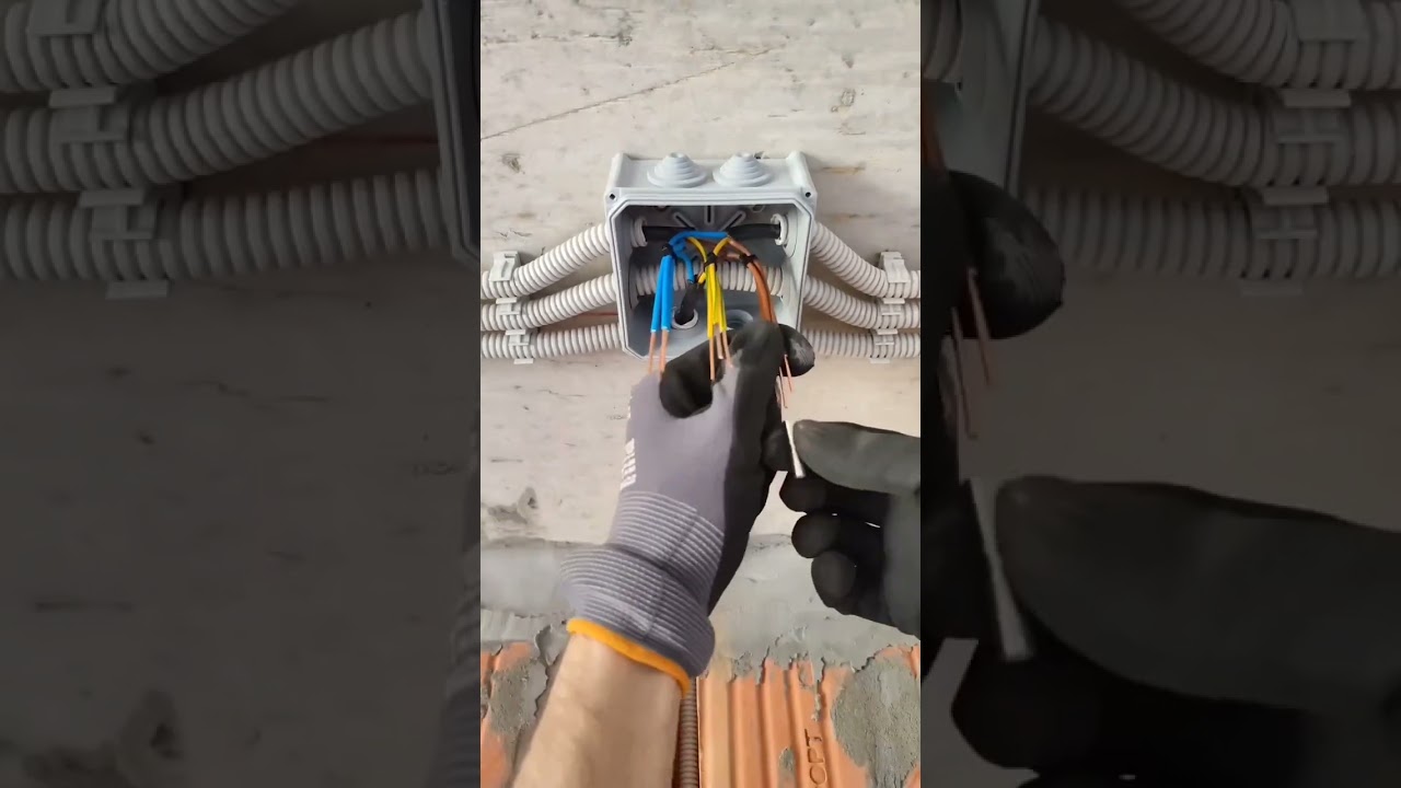 Как делают топовые монтажники 👌😉 #электрика #electric #lifehacks #стройка #своимируками #diy #ремонт