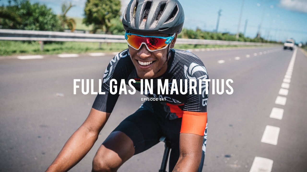 Bike riding with the Mauritian National Team!