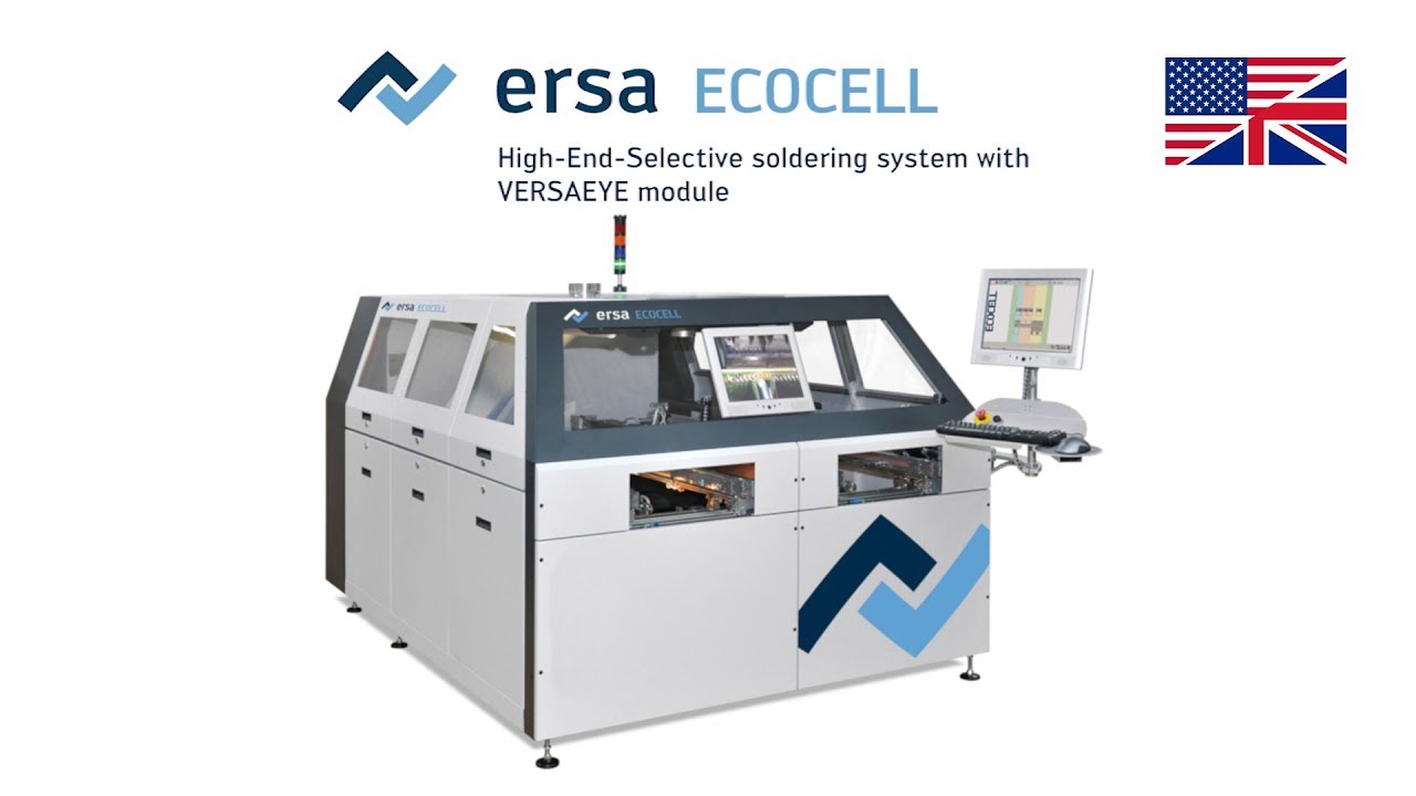 Ersa Selective Soldering &ndash; ECOCELL + VERSAEYE + handling system &ndash; product video (English)
