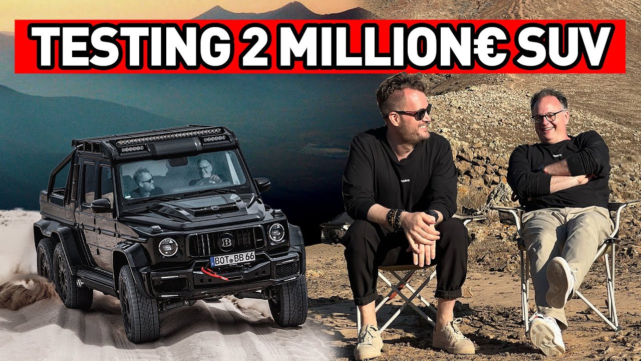 BRABUS XLP 6x6  😱 | ...HARDCORE DESERT TESTING IN FUERTEVENTURA!! | #VLOG