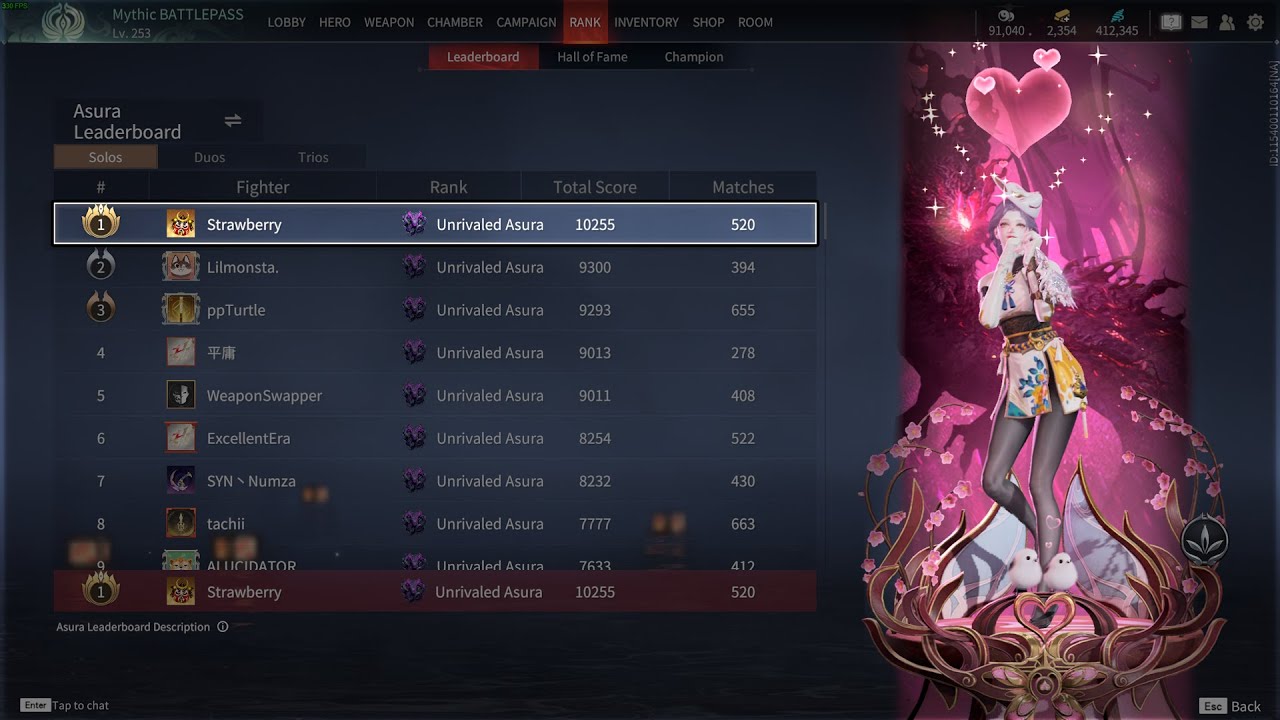 Fatal Love (Rank 1 Season 9 Mythical)