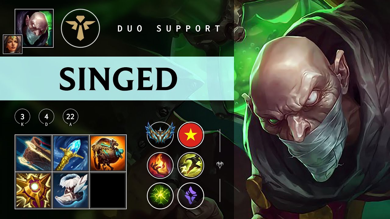 Singed Support vs Nautilus - VN Challenger Patch 25.23
