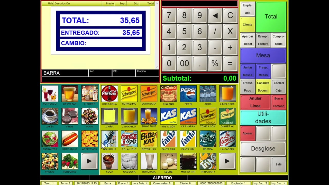 Cierre de turno y día en BDP NET