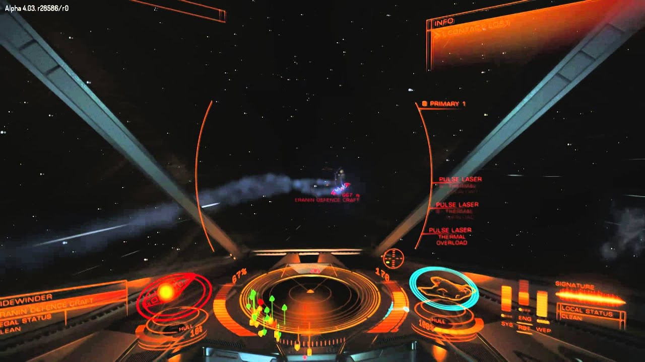 Flying The Eagle Mk II In Elite Dangerous