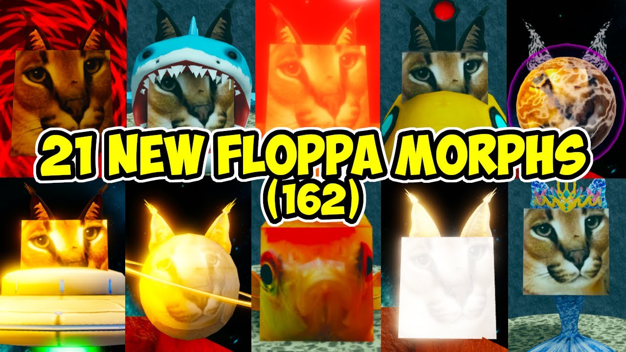 How to get ALL 21 NEW FLOPPA MORPHS in Find the Floppa Morphs (162) Water Map | Roblox