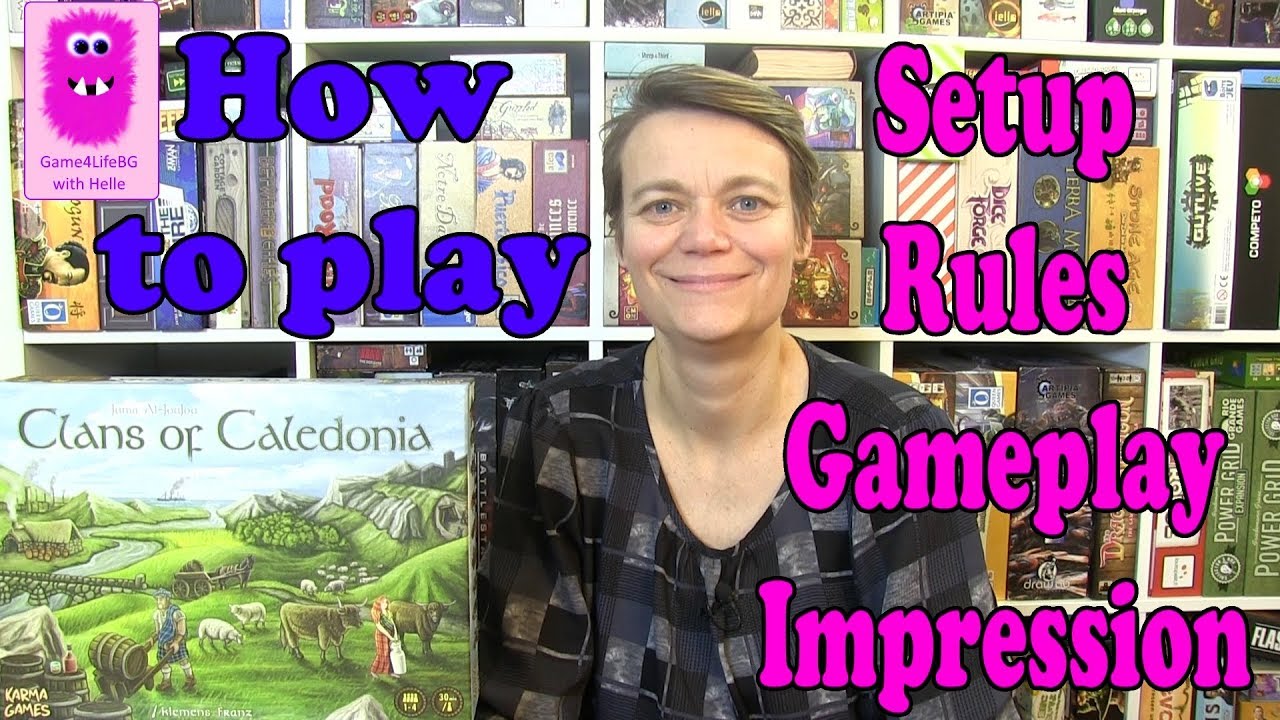Clans of Caledonia, How to play & impression (In English, board game)