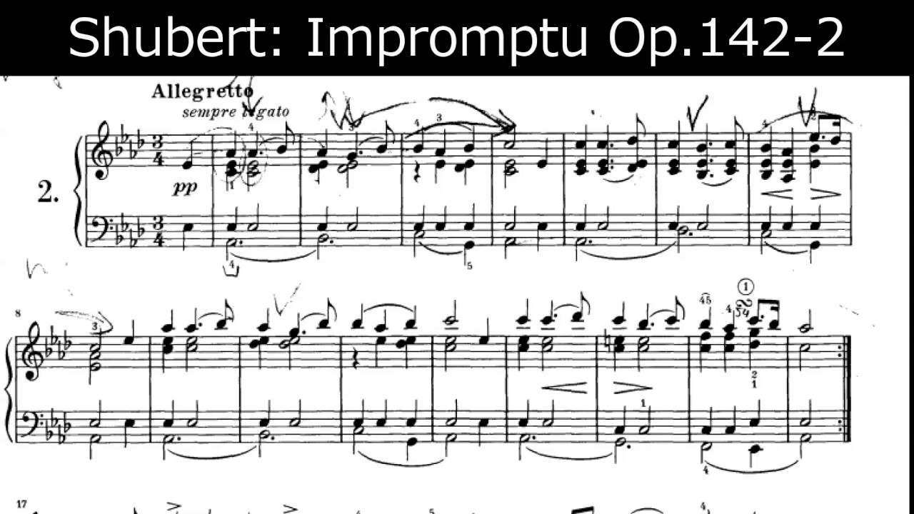 Schubert Impromptu Op. 142-2 (D935-2)