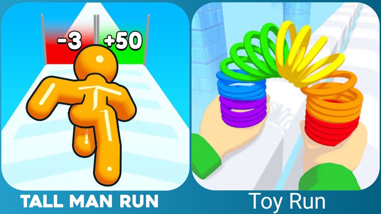 Tall Man Run vs Toy Spring - Max Levels Unlocked Speedrun Gameplay