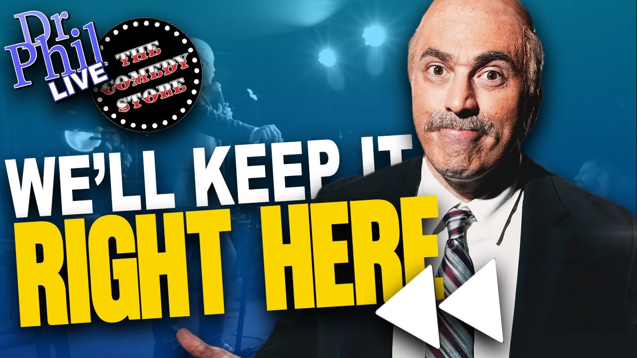 Доктор Фил в прямом эфире! Перемотка в комнате для выступлений в The Comedy Store