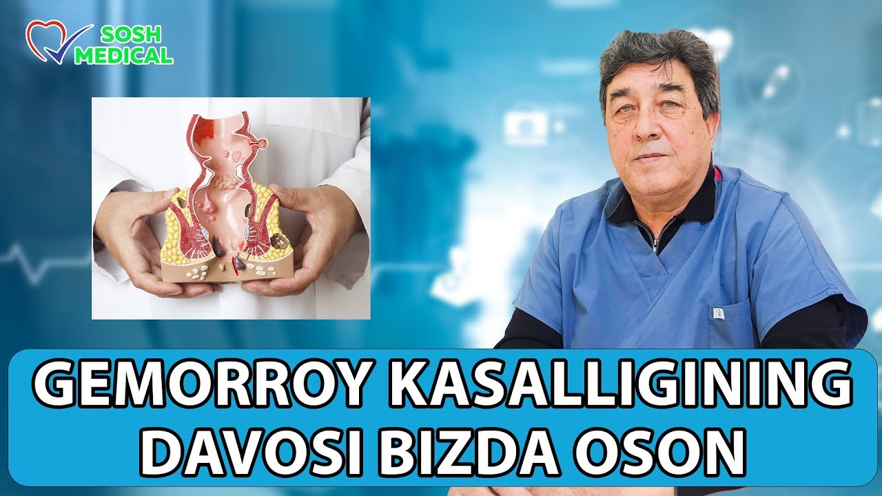 Gemorroy kasalligi davosi oson