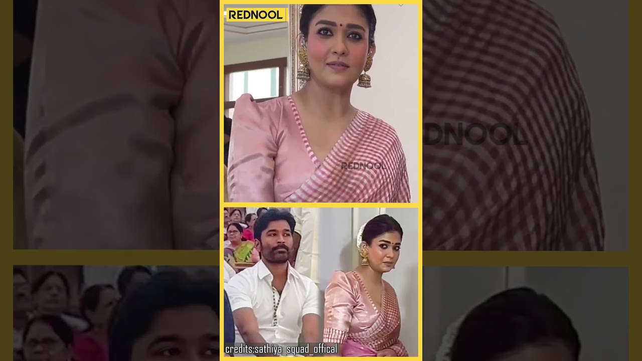 Dhanush & Nayanthara in one place after the problem 😍#nayanthara #dhanush