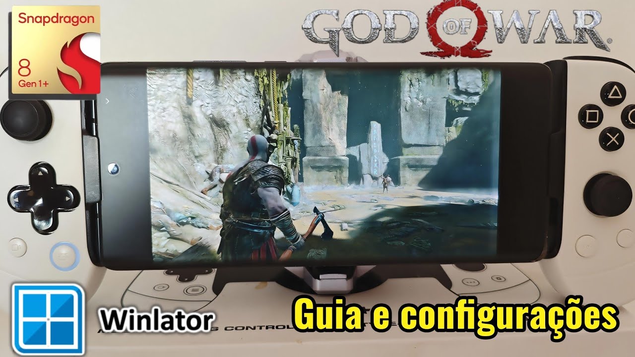 God of War 4 🔥 no Android via Winlator | Configuração Atualizada e Otimizada - 8+ gen 1