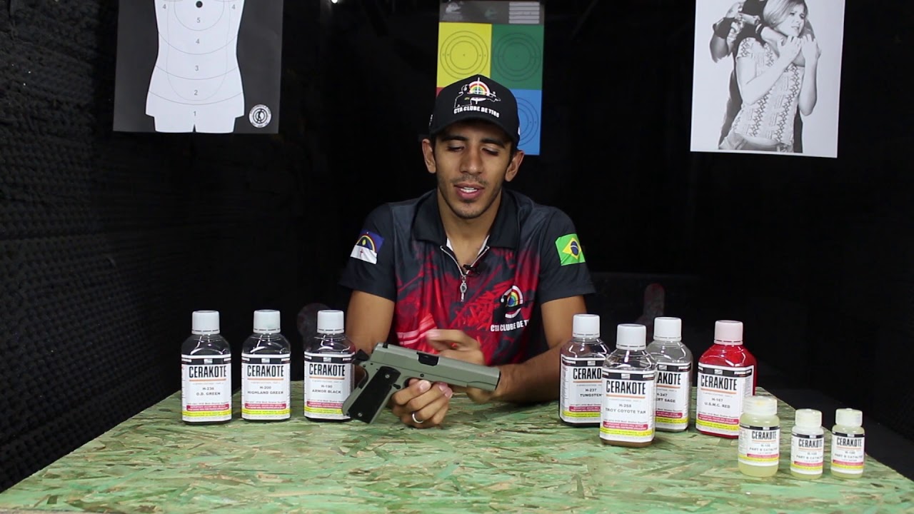 Conheça o novo conceito de Pintura para sua Arma de Fogo (Pintura Cerakote)