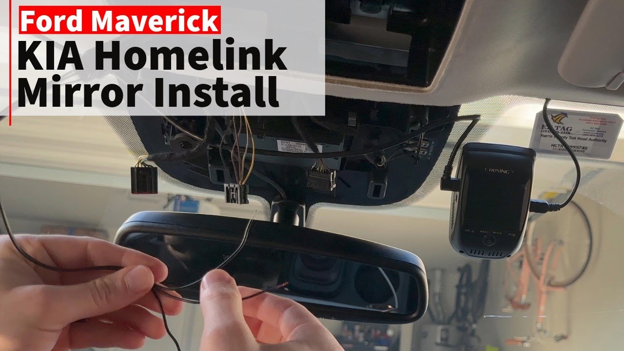 Модернизируйте свой Ford Maverick с помощью зеркала Kia Homelink — полная установка