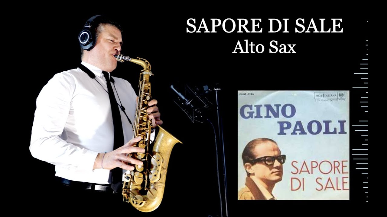SAPORE DI SALE - Gino Paoli - Alto Sax -  Free score