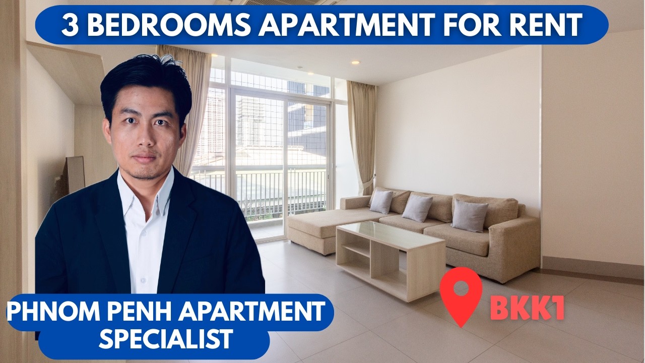 N4438168 - 3 Bedrooms Serviced Apartment For Rent in BKK1