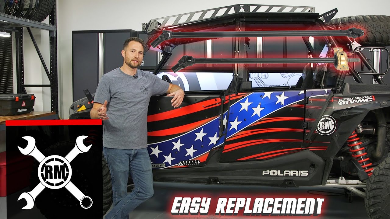 Как заменить карданные валы на 4-местном Polaris RZR
