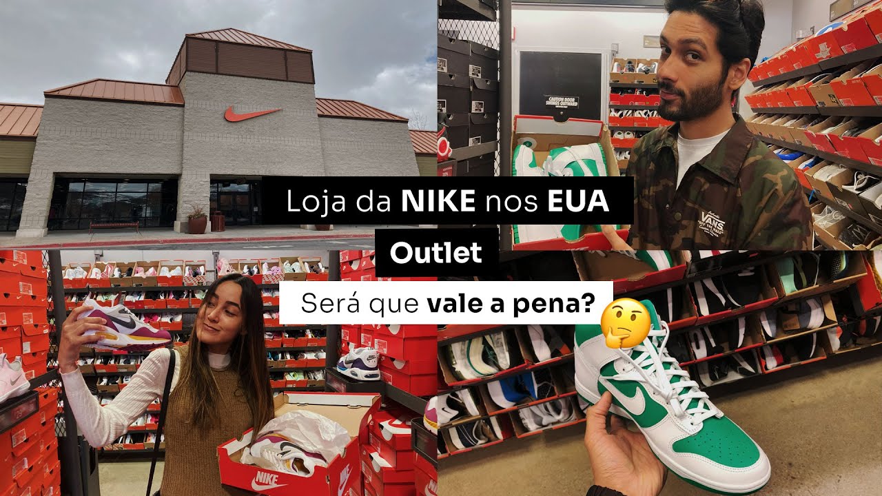OUTLET - Preços ABSURDOS na loja da NIKE nos EUA. 🤑