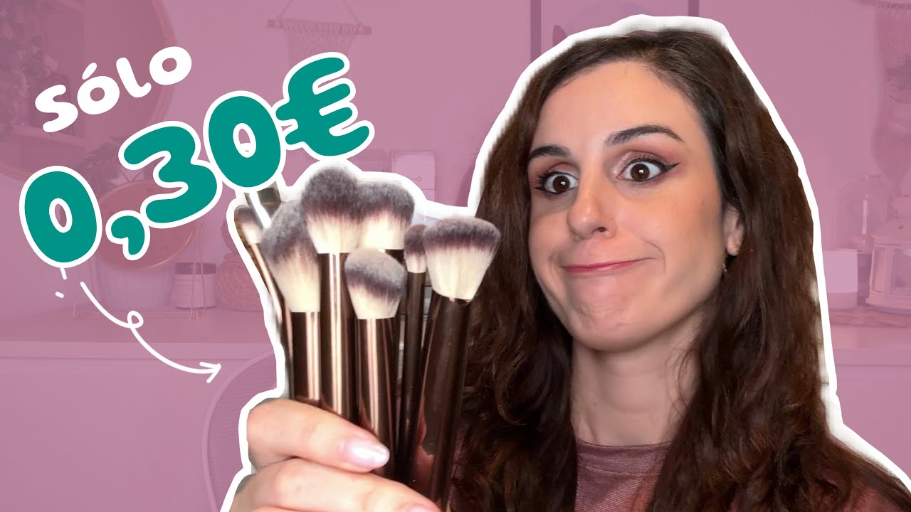 Probando BROCHAS de maquillaje LOWCOST || (REGALO ALIEXPRESS)