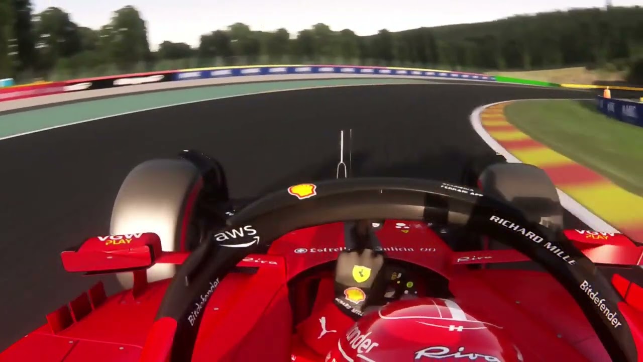 Charles Leclerc at 2023 Belgian Grand Prix | #assettocorsa
