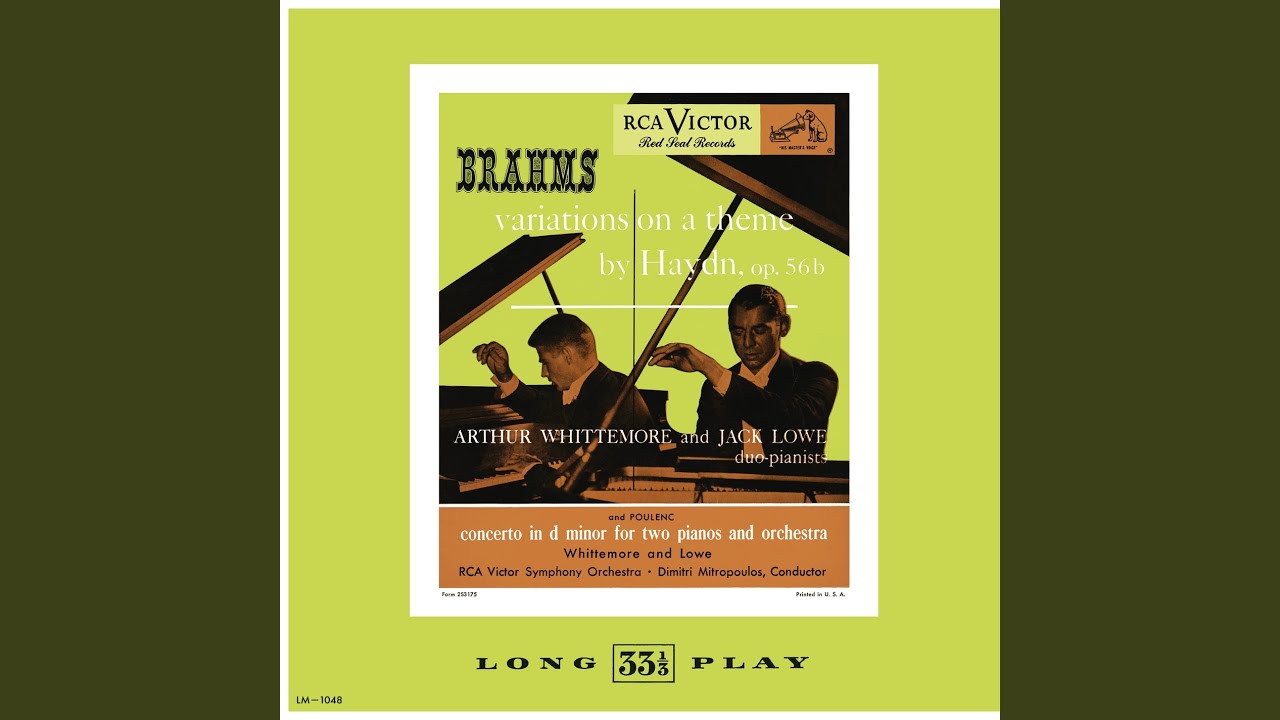 Variations on a Theme by Haydn, Op. 56b: 1.Thema. Chorale St. Antoni (2022 Remastered Version)