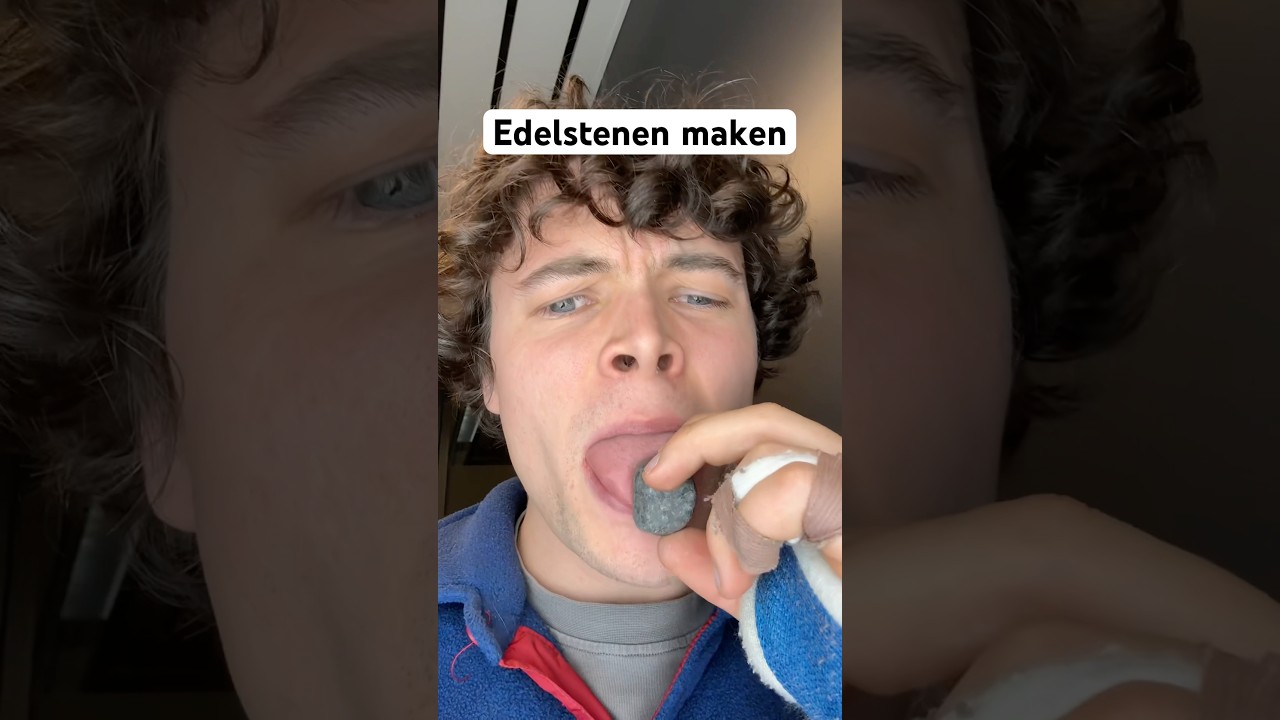 Ik vond stenen en maakte er edelstenen van 💎 #experiment