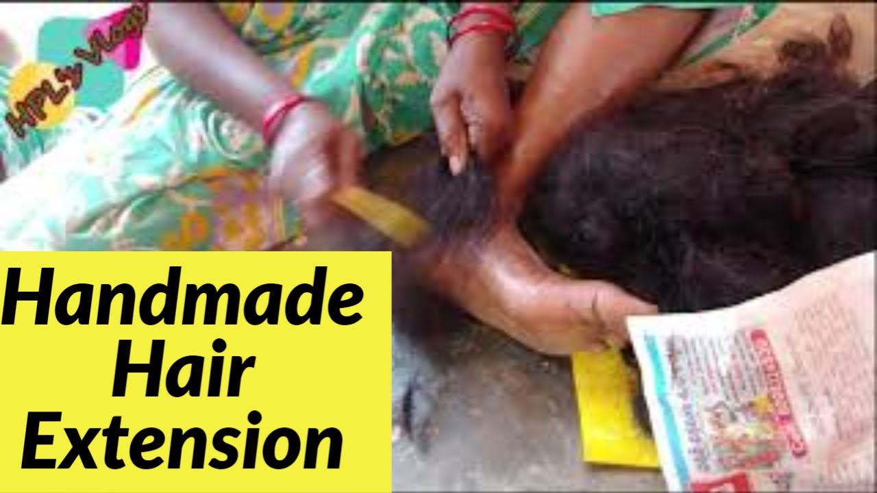 ఇంట్లోనే సవరం ఎలా తయారు చేసుకోవాలో చూడండి | Homemade Hair Extension | HPL's Telugu Vlogs #StayHome