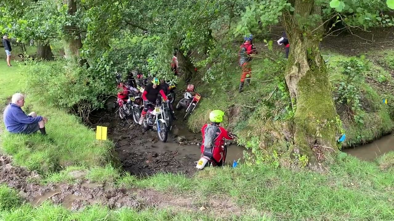Rockshocks twin shock motorcycle trials championship Sheffield and hallamshire round at Brough 2024