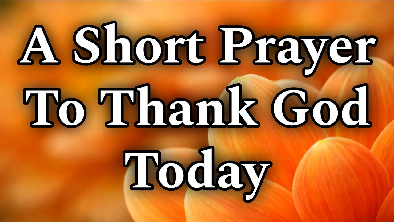 Short Prayer to Thank God Today | Gentle Morning Gratitude Prayer