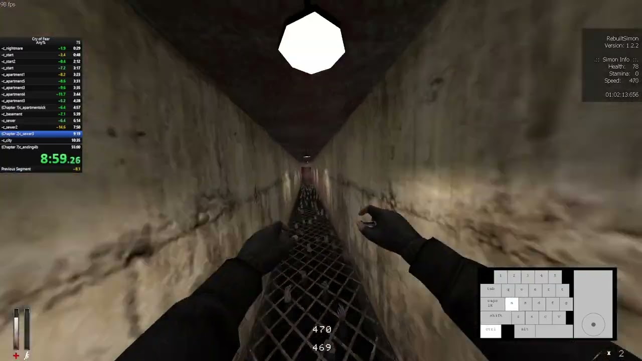 Cry of Fear Speedrun any% and unlockables Easy 53:26 (PB)