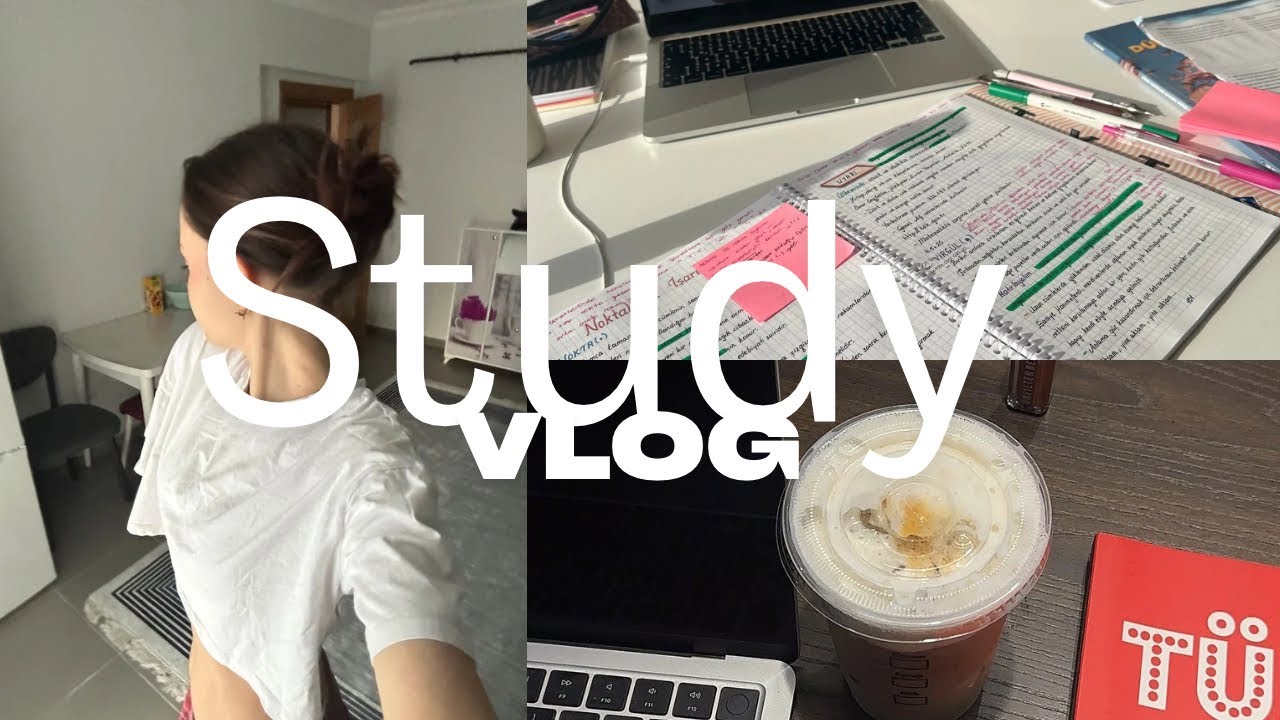 STUDY VLOG !! Benimle 3 ayrı gün #yks26 